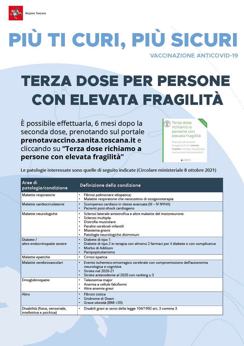 terza dose fragili locandina A3
