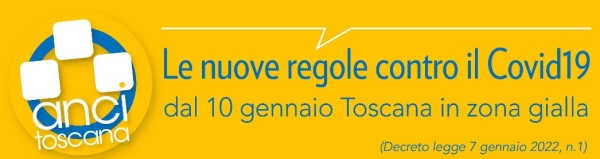 Toscana in zona gialla
