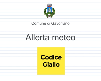 allerta meteo codice giallo per vento
