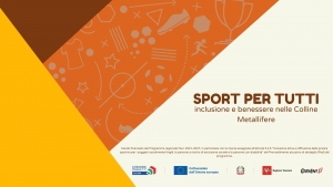 SCRITTA SPORTO PER TUTTI, LOGHI PROGETTO REGIONE TOSCANA
