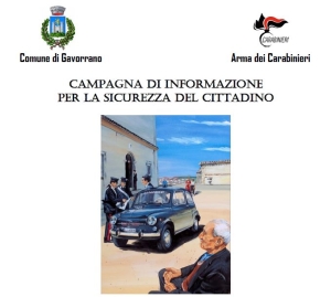 Campagna di informazione per la sicurezza del cittadino
