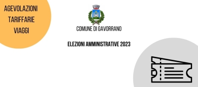 Agevolazioni tariffarie per i viaggi ferroviari, via mare, autostradali e aerei.
