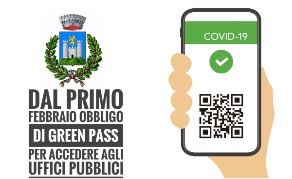 Obbligo di certificazione verde per accedere agli uffici pubblici