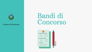 sfondo bianco e acquamarina, logo comune di gavorrano, scrutta Bandi di concorso