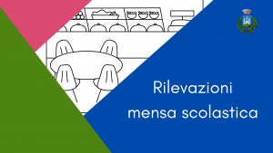 triangoli colorati, immagine minimalista mensa scolastica, logo comune di gavorrano